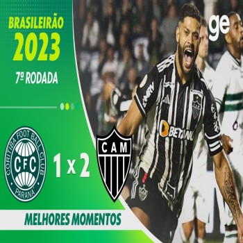 #ไฮไลท์ฟุตบอล [ กอริติบ้า 1 - 2 อัตเลติโก มิไนโร่ ] บราซิล ซีรี่ เอ 2023
